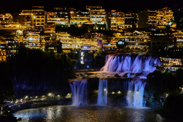 芙蓉鎮夜景